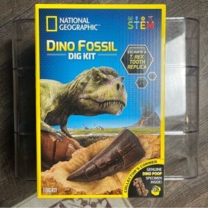 National Geographic Dino Fossil Dig Kit - Blue and Yellow